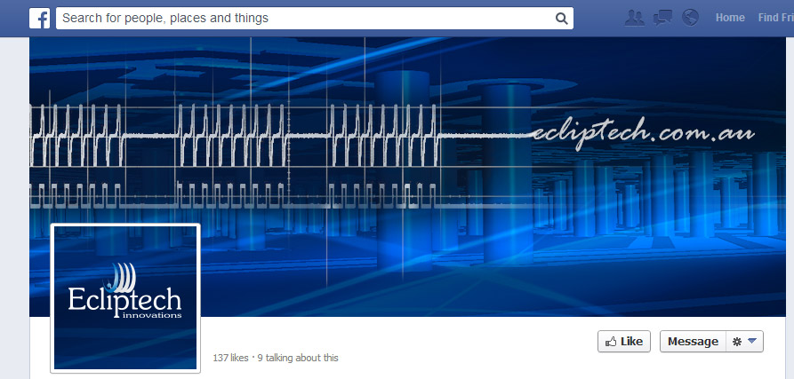 Design Facebook par Mila@CreativeMotions.com pour Ecliptech Innovations Pty Ltd | Design : #2050189