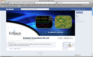 Facebook Design by earldesigns for Ecliptech Innovations Pty Ltd | Design #2067506