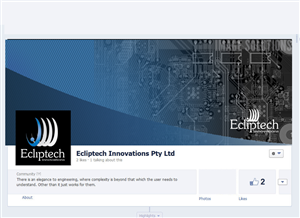 Design Facebook par Image Solutions pour Ecliptech Innovations Pty Ltd | Design : #2035786