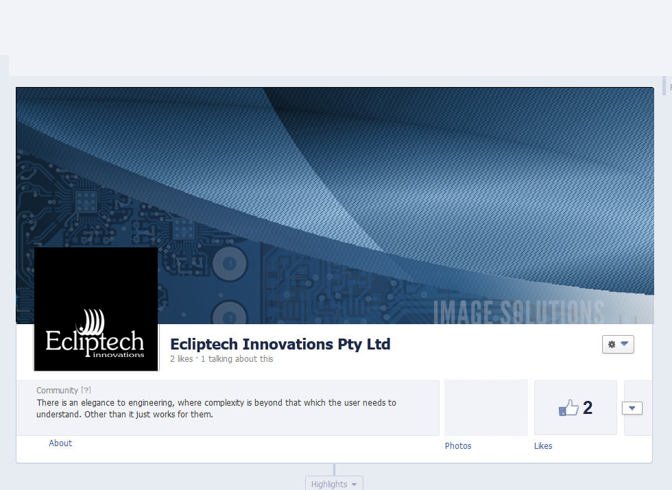 Facebook Design by Image Solutions for Ecliptech Innovations Pty Ltd | Design #2035892