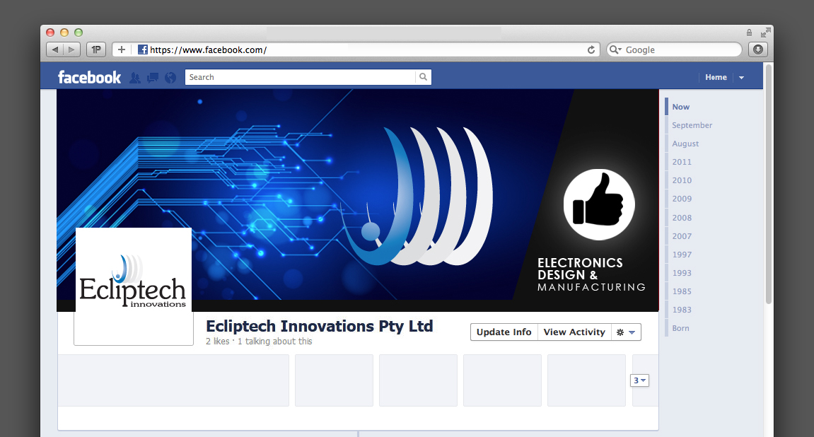 Facebook Design by Yas media for Ecliptech Innovations Pty Ltd | Design #2066933
