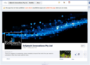 Facebook Design by razabaloch for Ecliptech Innovations Pty Ltd | Design #2041320