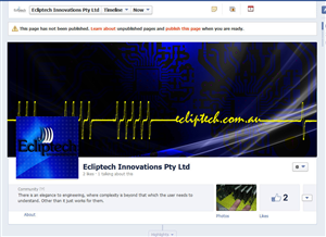 Design Facebook par Lisa Meyer pour Ecliptech Innovations Pty Ltd | Design : #2052110