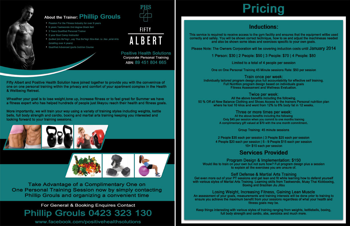 Flyer Design by Neha Dsouza for Positive Health Solutions | Design #2059495