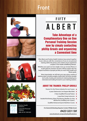 Corporate Personal Training Business needs a flyer for High Scale apartment complex contract | Flyer Design by Sbss