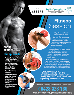 personal trainer flyer