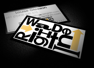 Business Card Design by bahrb for Wade Right In | Design: #2034597