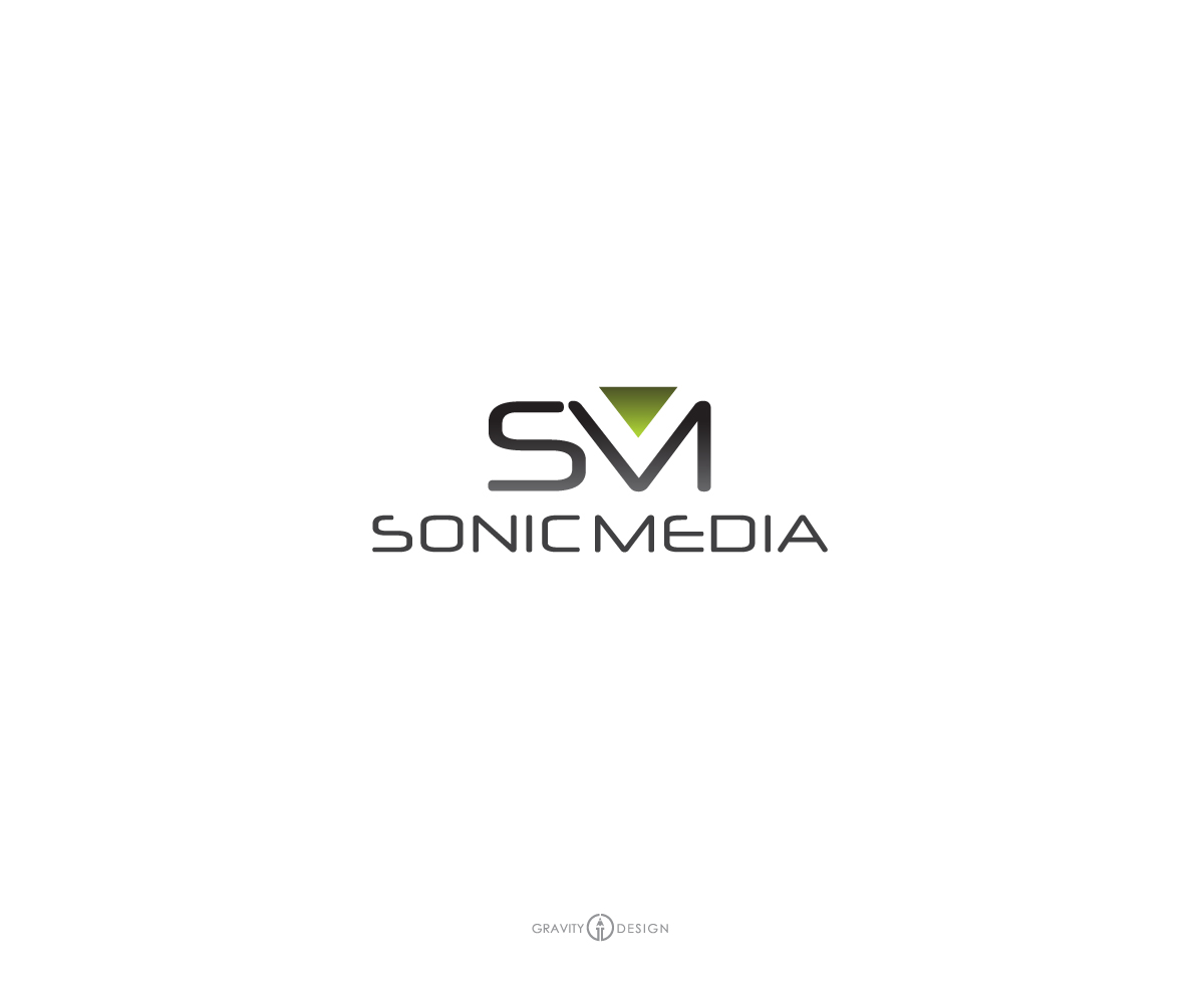 Logo-Design von Gravity Designs für Sonic Media | Design #9251292
