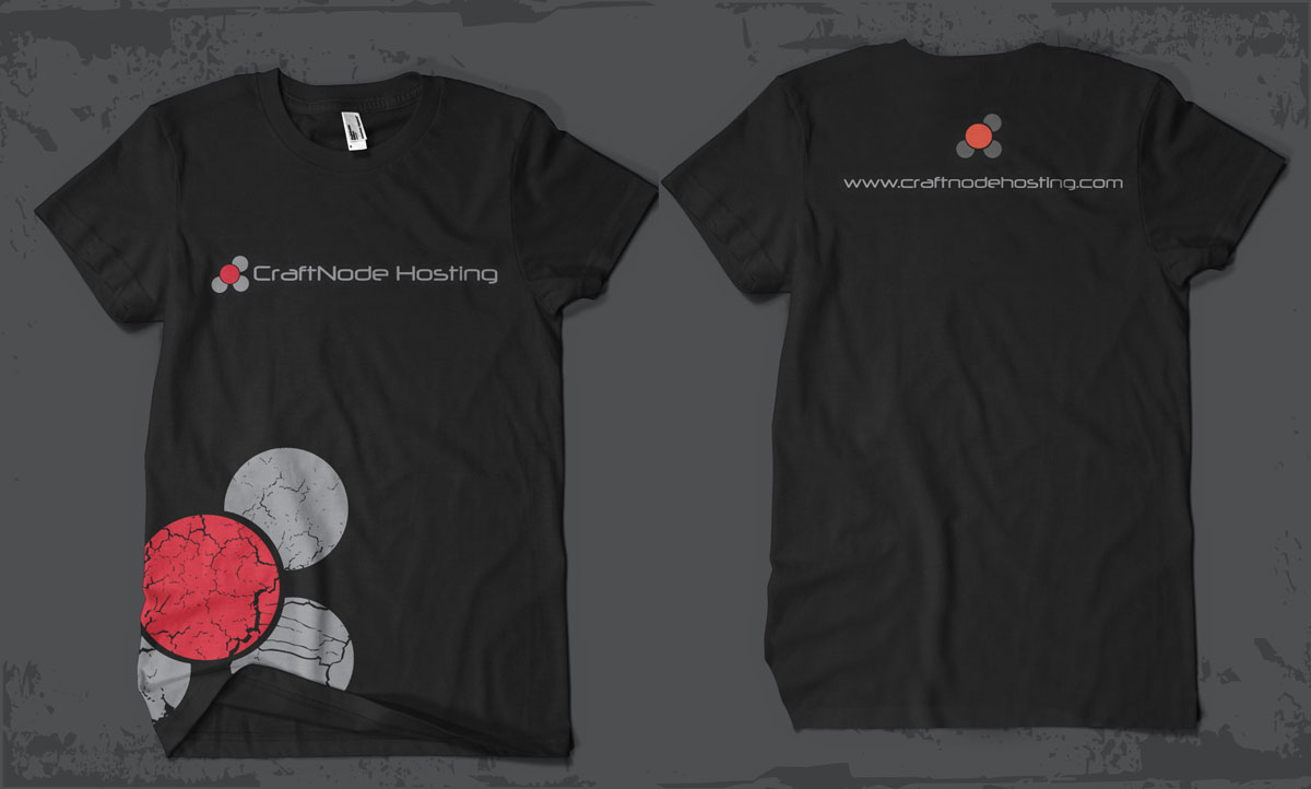 Diseño de Camiseta por Darshana Thanusire para CraftNode Hosting | Diseño: #2060741