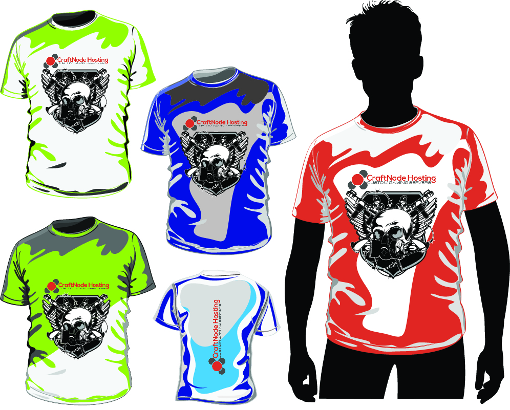 Diseño de Camiseta por gdarena para CraftNode Hosting | Diseño #2031380