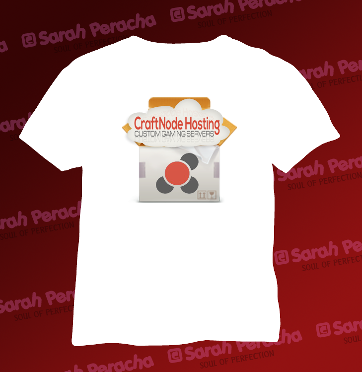 Diseño de Camiseta por Sarah Per para CraftNode Hosting | Diseño #2041012