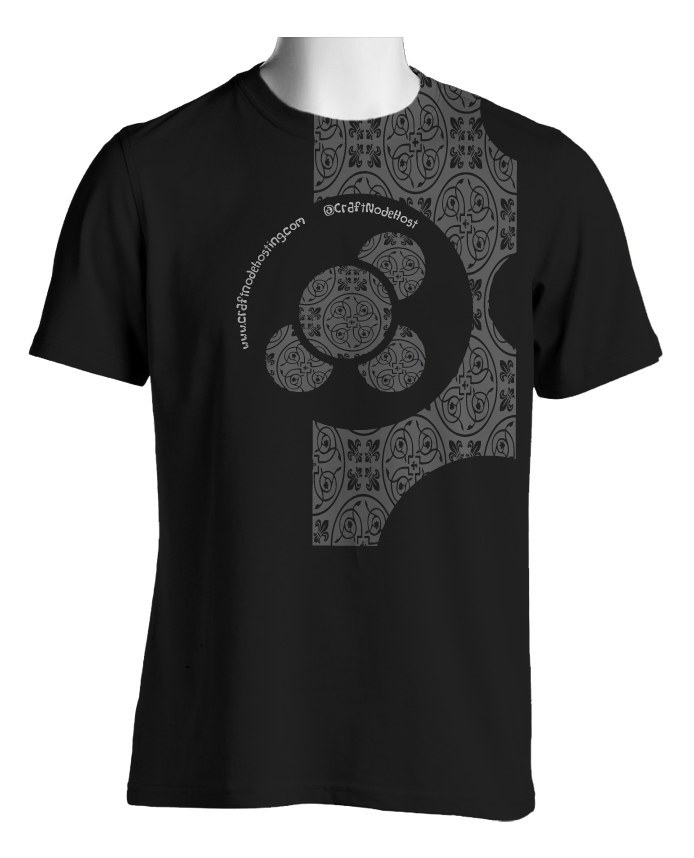 T-Shirt-Design von Adrian für CraftNode Hosting | Design #2066364