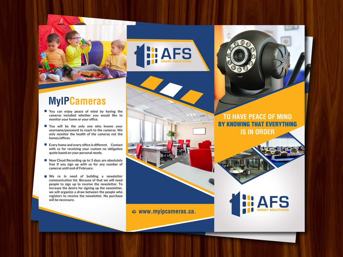 Design de Brochure par debdesign pour AFS Smart Solutions | Design #9257509
