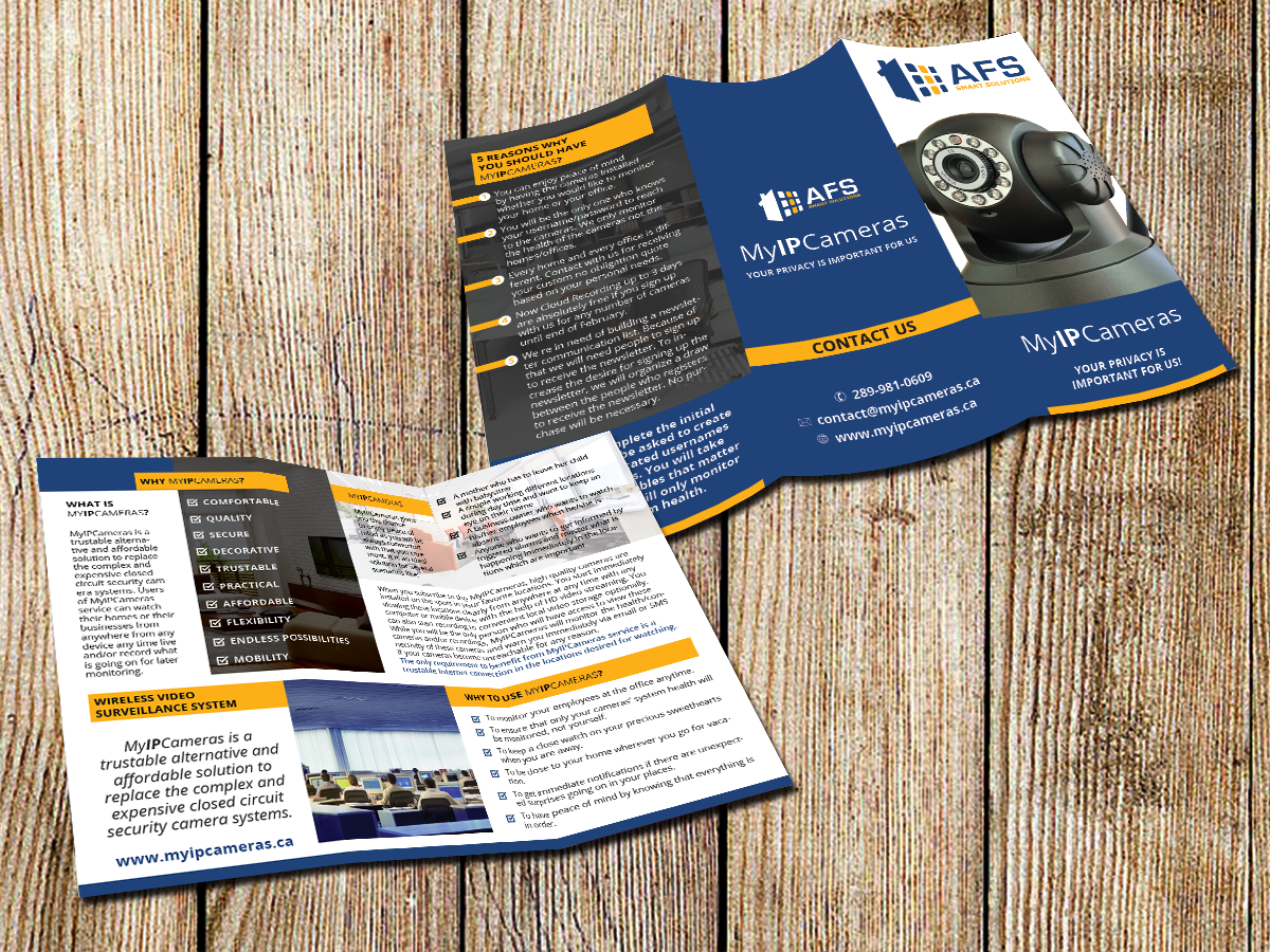 Brochure Design by Masha K for AFS Smart Solutions | Design #9253335