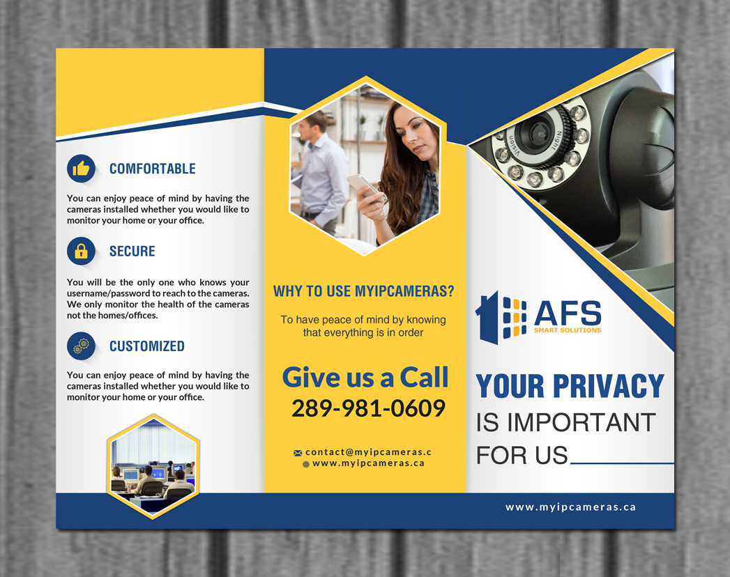 Design de Brochure par creative.bugs pour AFS Smart Solutions | Design #9237238
