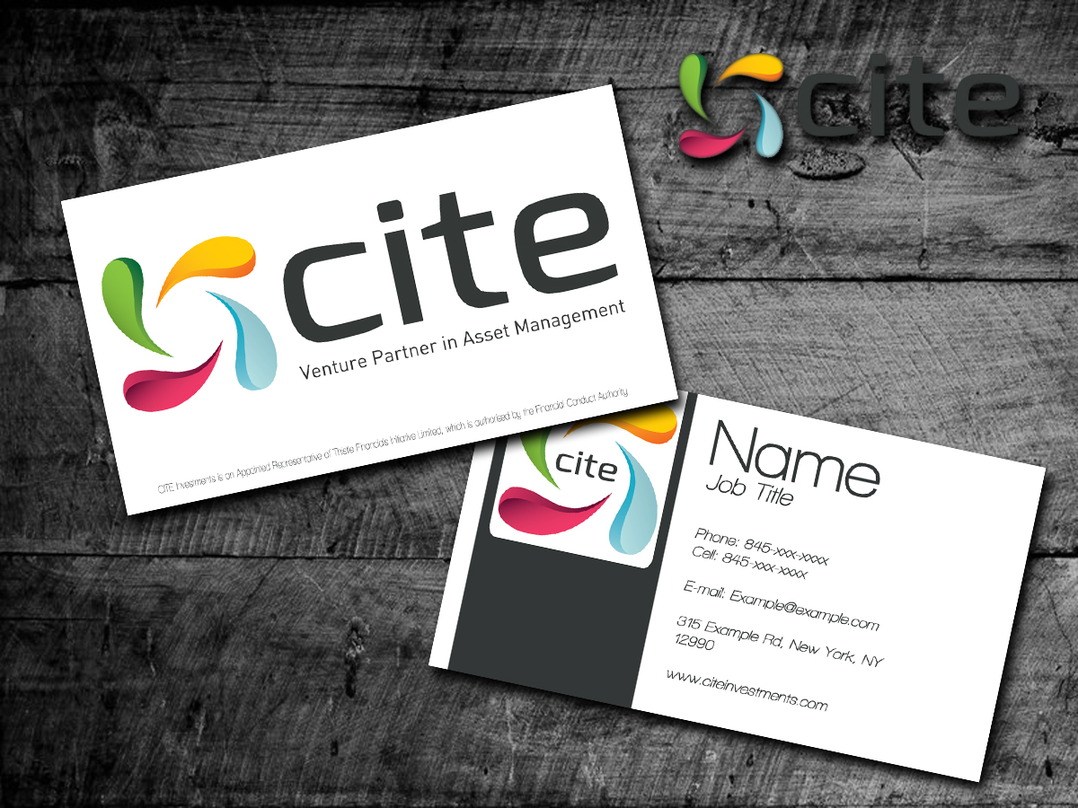 Business Card Design by Eric Graziano for CITE Investments | Design #2039285