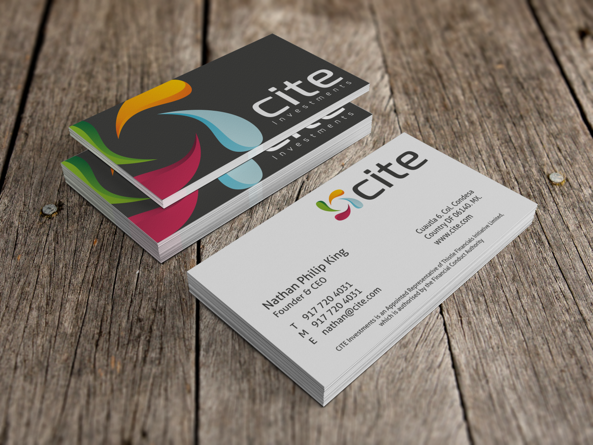 Design de Carte de Visite par HYPdesign pour CITE Investments | Design #2047655