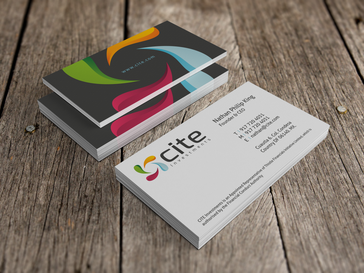 Design de Carte de Visite par HYPdesign pour CITE Investments | Design #2047661