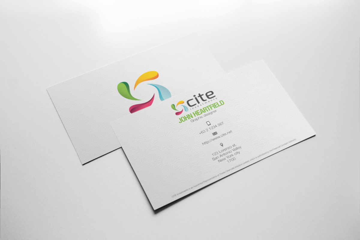 Diseño de Tarjeta de Presentación por Alexis para CITE Investments | Diseño #2092850