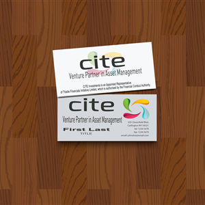 Business Card Design by Badcom for CITE Investments | Design: #2047972