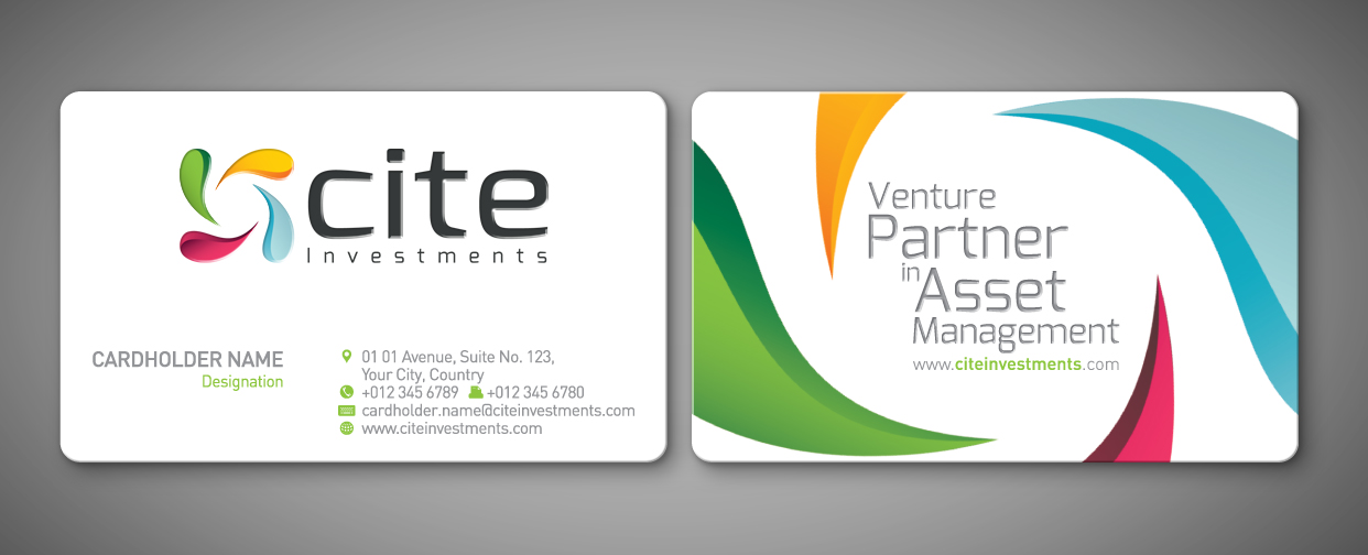 Diseño de Tarjeta de Presentación por shazigns para CITE Investments | Diseño #2047892