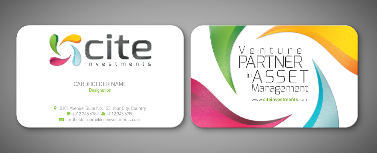 Business Card Design by shazigns for CITE Investments | Design #2095513