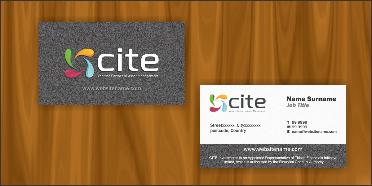 Business Card Design by Mackleon for CITE Investments | Design #2041904