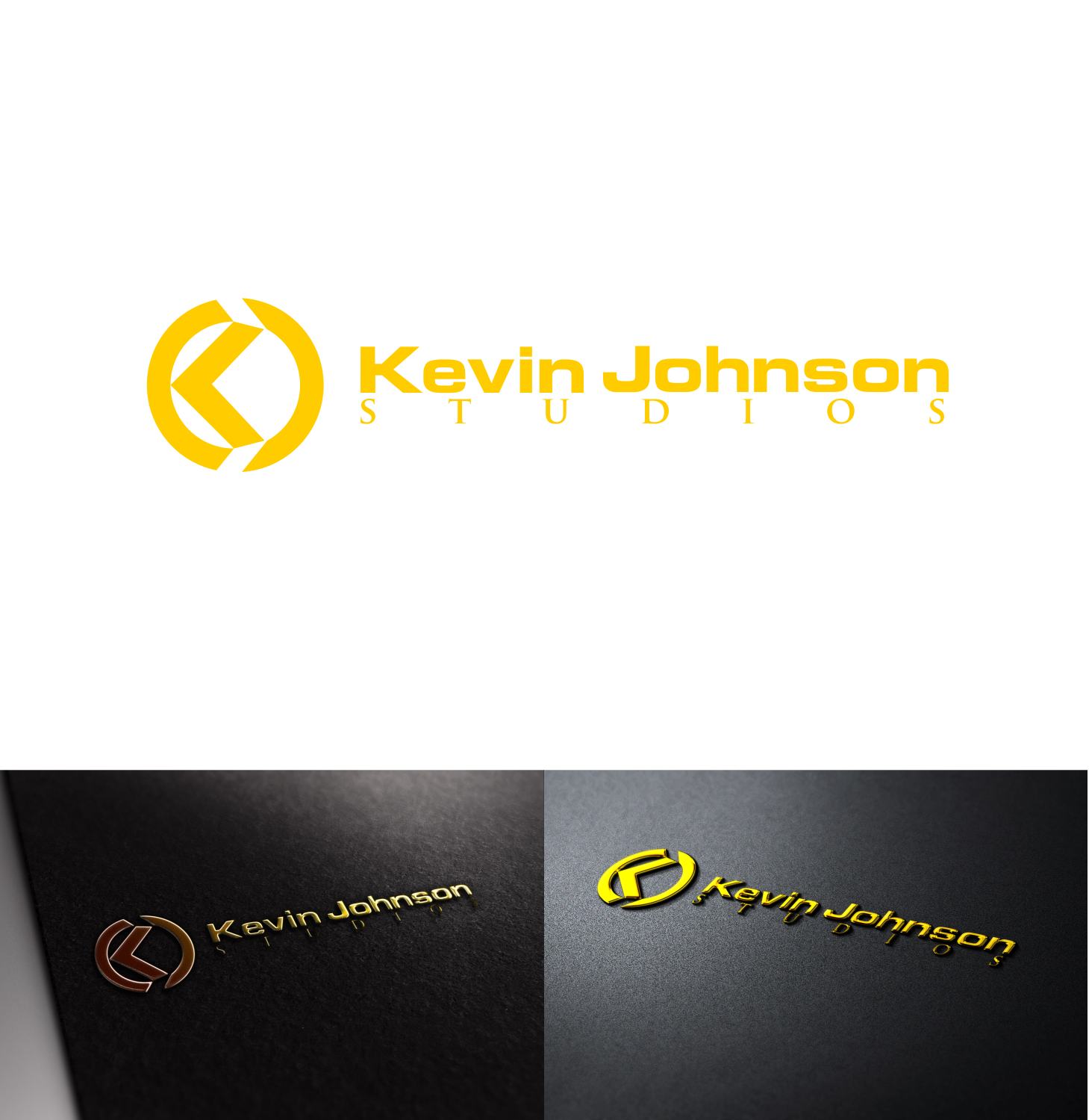 Logo Design by jenggot_merah_ for Kevin Johnson Studios | Design #9237113