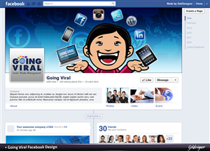 Facebook Design by gekgrfx for Going Viral | Design: #2073472