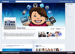 Facebook Design Project - Going Viral | Facebook Design by gekgrfx