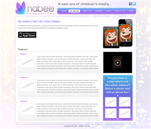 Diseño Web por Jagannath para Nabee Productions | Diseño: #414492