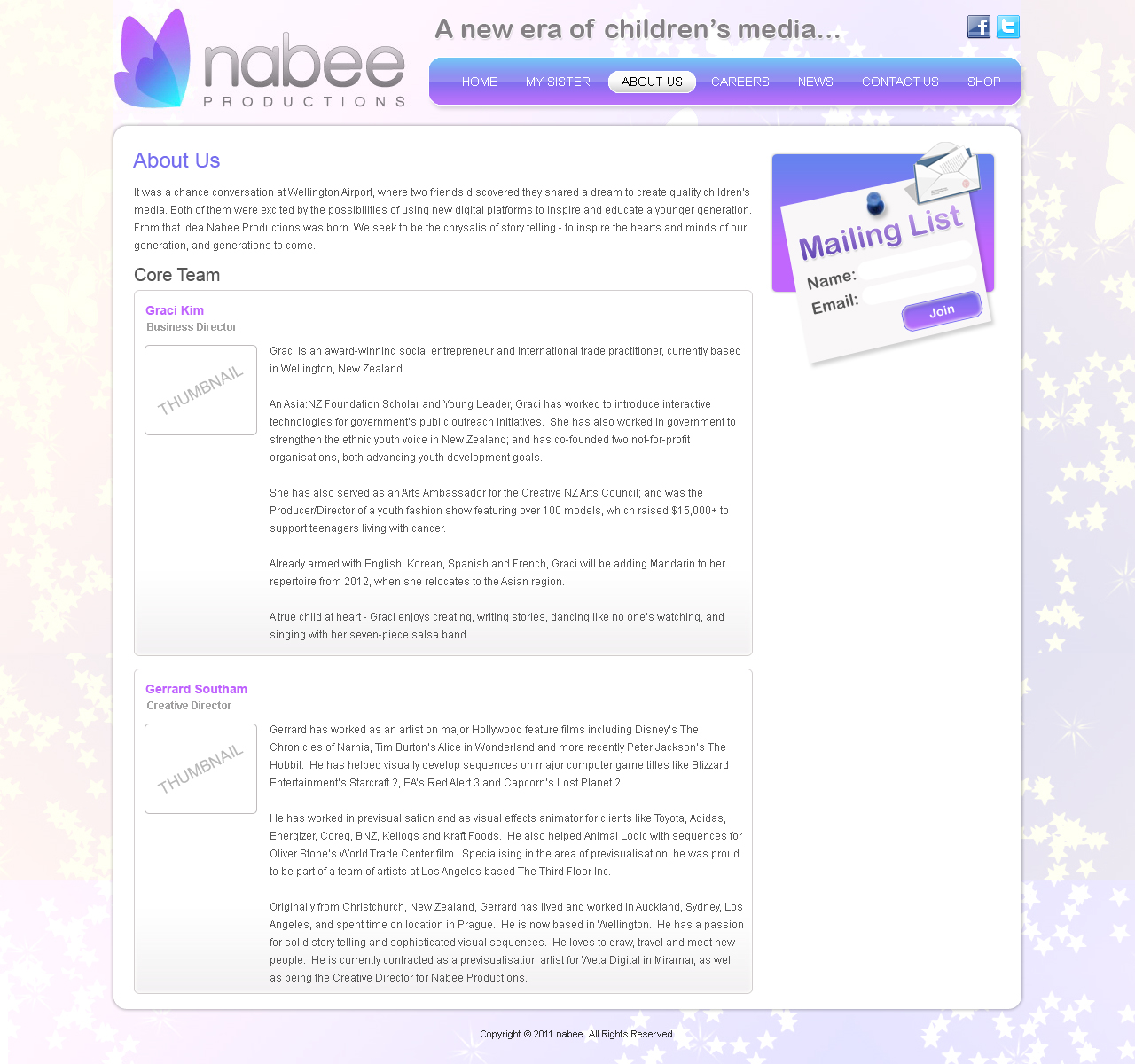 Web Design by Jagannath for Nabee Productions | Design #419505