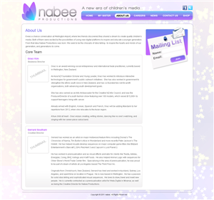 Diseño Web por Jagannath para Nabee Productions | Diseño: #422558