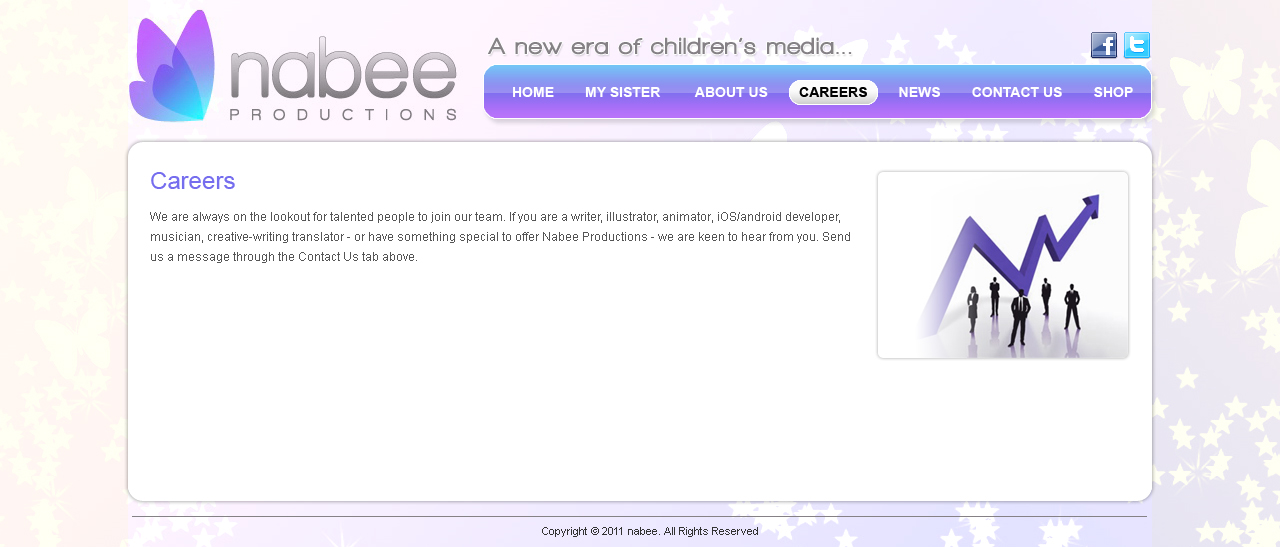 Diseño Web por Jagannath para Nabee Productions | Diseño #422579