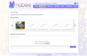 Diseño Web por Jagannath para Nabee Productions | Diseño: #422644