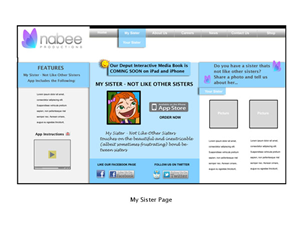 Diseño Web por PAGEMonkey Design para Nabee Productions | Diseño: #419744