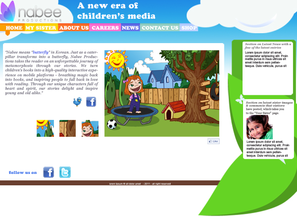 Diseño Web por sergi para Nabee Productions | Diseño #415307