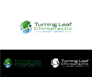 Diseño de Logo por GliderGraphx para Turning Leaf Chiropractic - Spine & Sport | Diseño: #2037878
