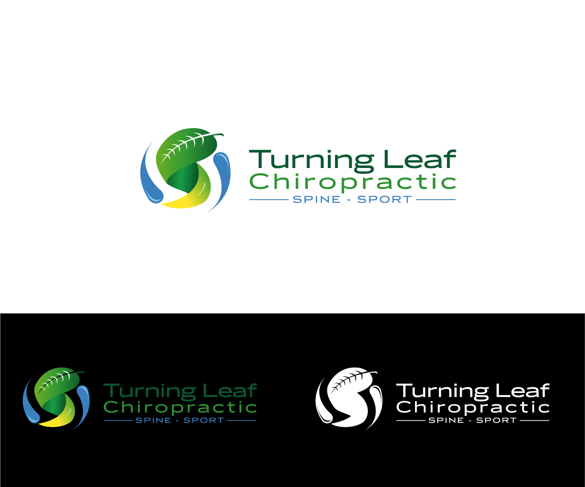 Logo Design by GliderGraphx for Turning Leaf Chiropractic - Spine & Sport | Design #2037880