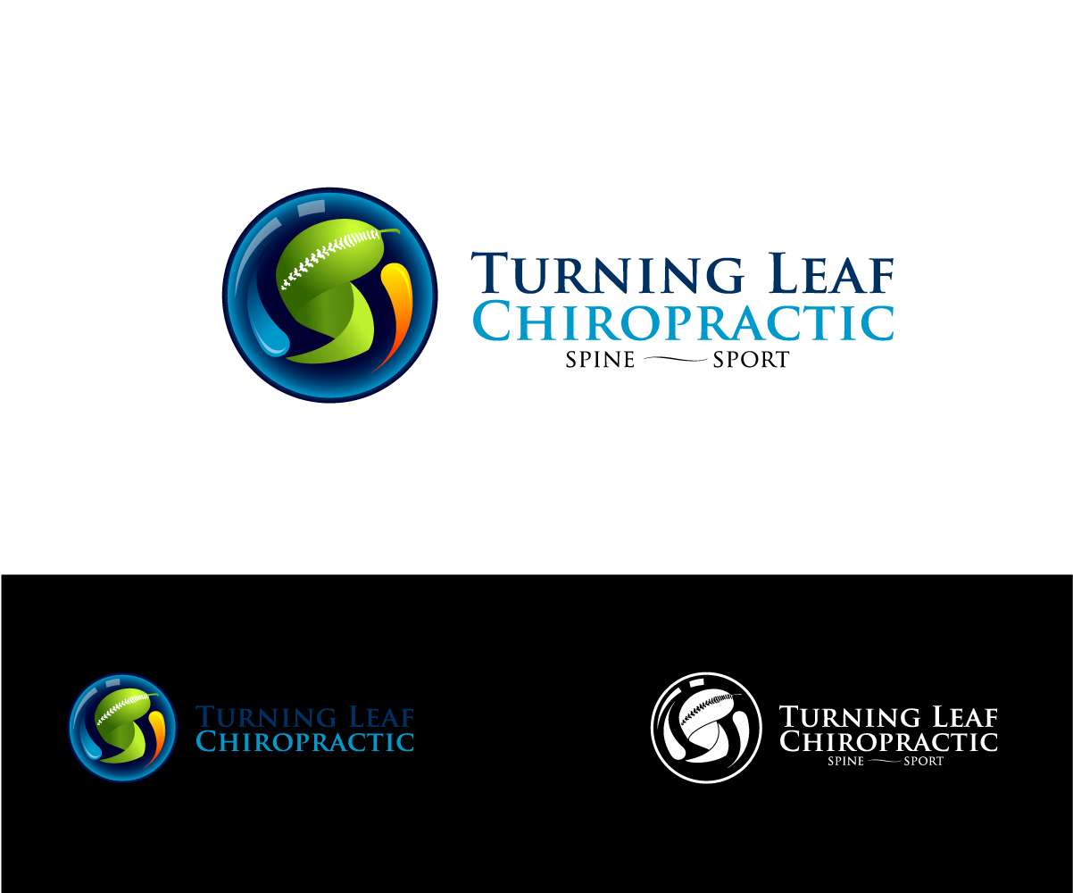 Logo Design by GliderGraphx for Turning Leaf Chiropractic - Spine & Sport | Design #2050905