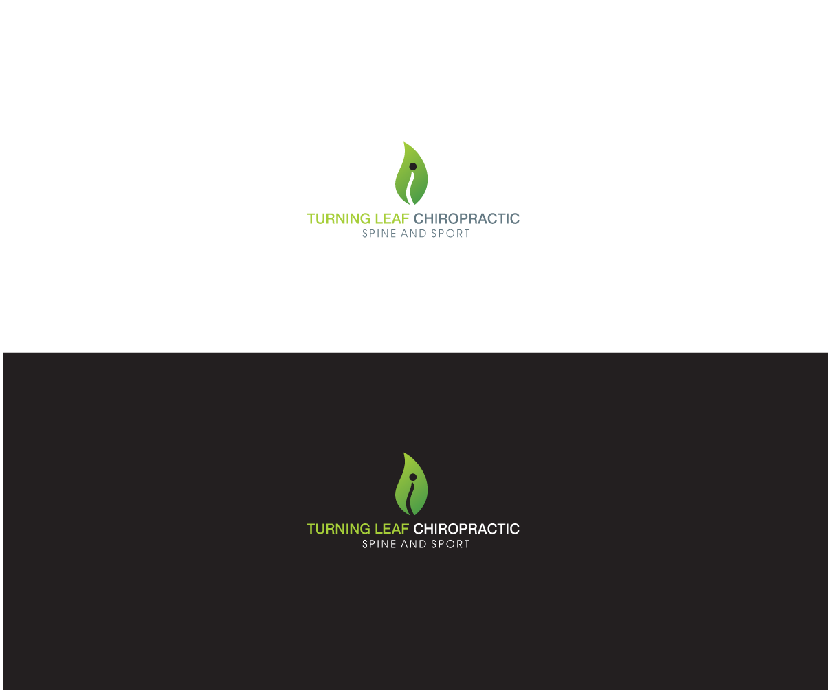 Logo Design by bijuak for Turning Leaf Chiropractic - Spine & Sport | Design #2158313