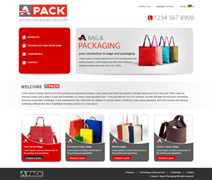 Web Design by webxvision for A-Pack Packaging GmbH | Design: #2044742