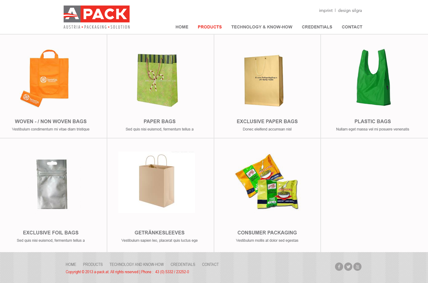 Web-Design von SJ für A-Pack Packaging GmbH | Design #2066046