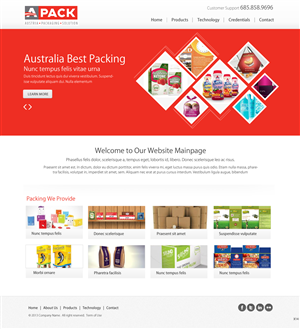 Web Design by pb for A-Pack Packaging GmbH | Design: #2039864