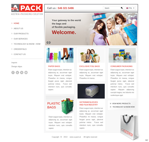 Web Design by pb for A-Pack Packaging GmbH | Design: #2039866