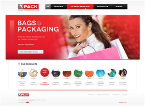 Diseño Web por Chris para A-Pack Packaging GmbH | Diseño #2064432