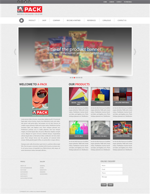 Web Design by Adycreative for A-Pack Packaging GmbH | Design: #2047549
