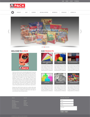 Web Design by Adycreative for A-Pack Packaging GmbH | Design: #2047553