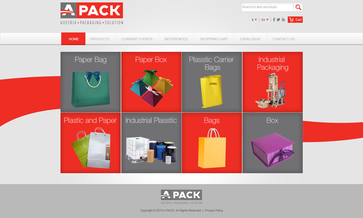 Web Design by TechWise for A-Pack Packaging GmbH | Design #2047639