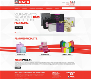 Web Design by TechWise for A-Pack Packaging GmbH | Design: #2059924
